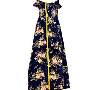 Rue21 Floral Maxi Dress Sz S